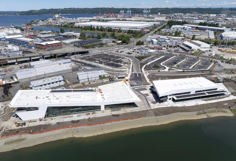 The Maritime Center construction site.
